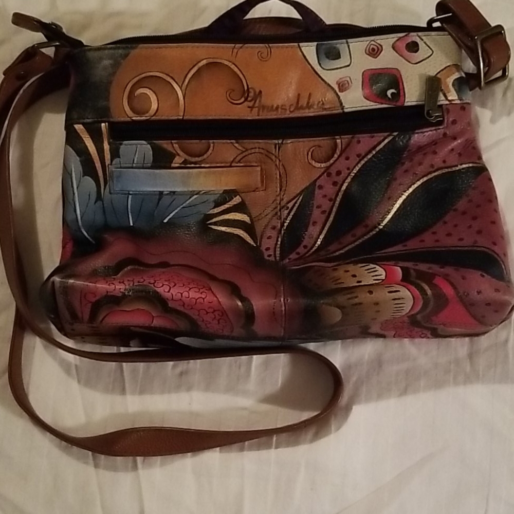 Anuschka crossbody purse